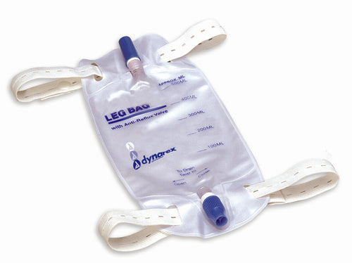 Leg Bag-Medium 600 ml w/Valve Bx/12