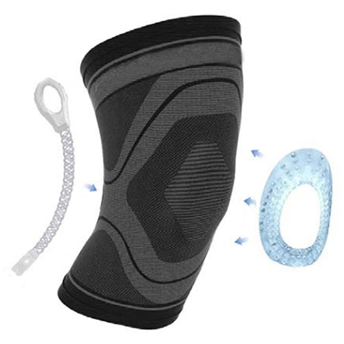 Active Cmprsn Knee Slv w/Ptla Gel Spt & Flxbl Stays Large