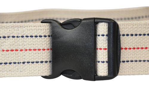 Gait Belt w/ Safety Release 2 x60 Striped Blue Jay Brand